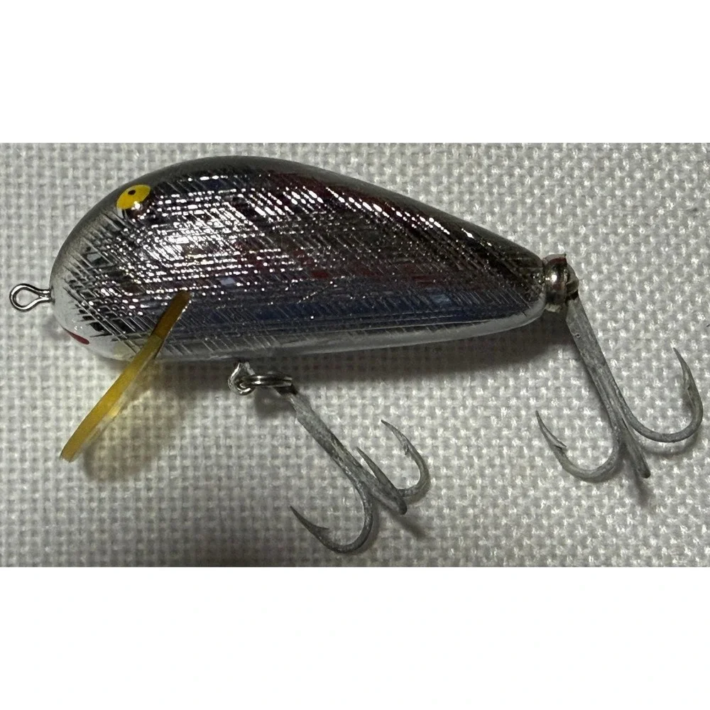Vintage Bill Norman Reb 2 Fishing Lure Half Back Prism Finish with Original Box